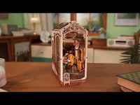 Holiday Cafe DIY Book Nook Shelf Insert TGB15