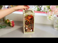 Rolife DIY Book Nook Floral Corner Shelf Insert Kit TGB09