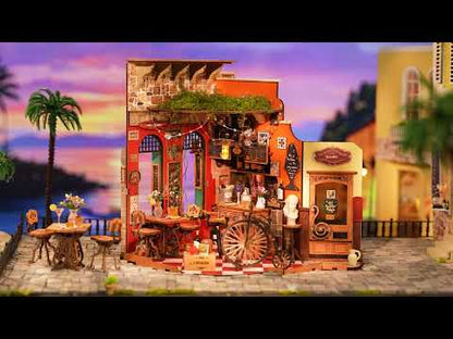 Rolife Cheers Bar & Dining DIY Miniature House Kit DG173