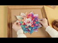 Rowood Mystic Mandala Flower TA001 – Wooden Shaped Jigsaw Puzzle