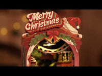 Rolife Christmas Book Nook Indoor Scene 3D DIY Kit TGC07
