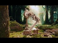 ROKR Magic Harp Music Box 3D Wooden Puzzle AMK71