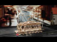 ROKR 3D Wooden Puzzle Classic City Tramcar LK801