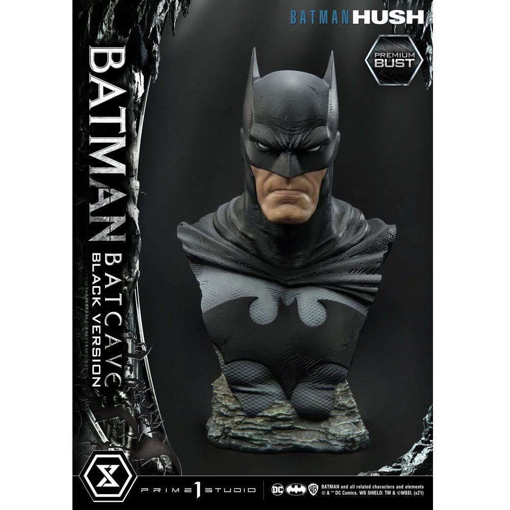 Prime 1 Batman Hush Bust 1/3 Batman Batcave Black Version 20 cm by LAB7 Malta, Europe