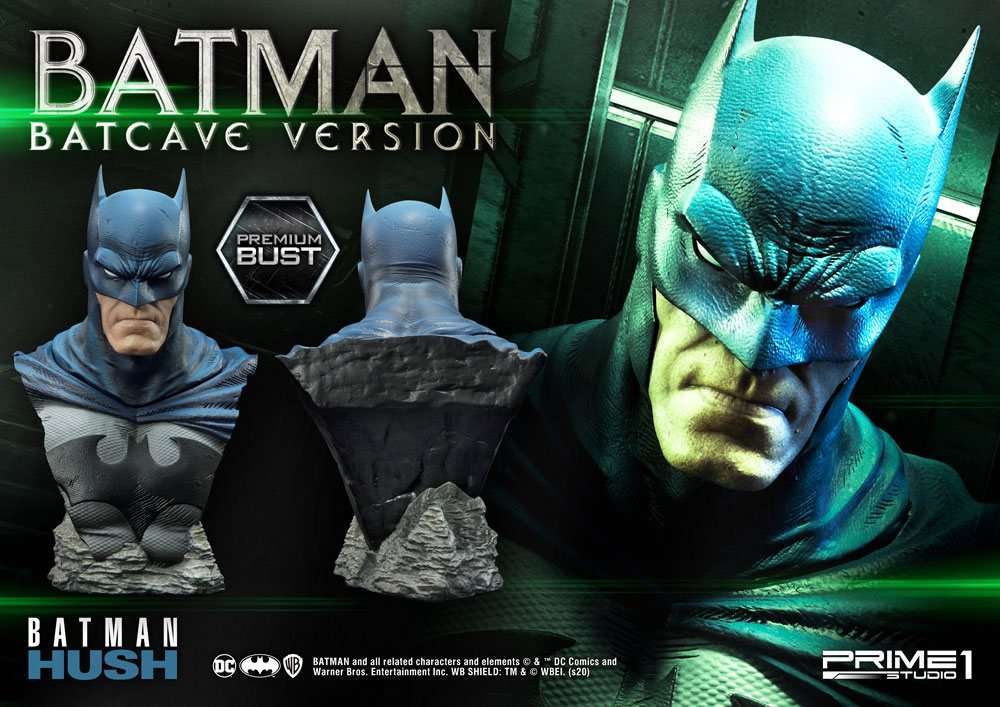Prime 1 Batman Hush Bust 1/3 Batman Batcave Version 20 cm by LAB7 Malta, Europe