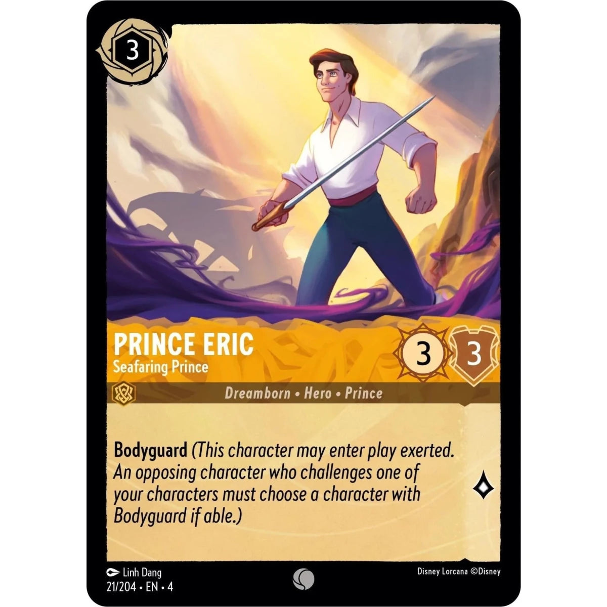 Prince Eric - Seafaring Prince (21/204) (Ursula's Return) in Malta | LAB7