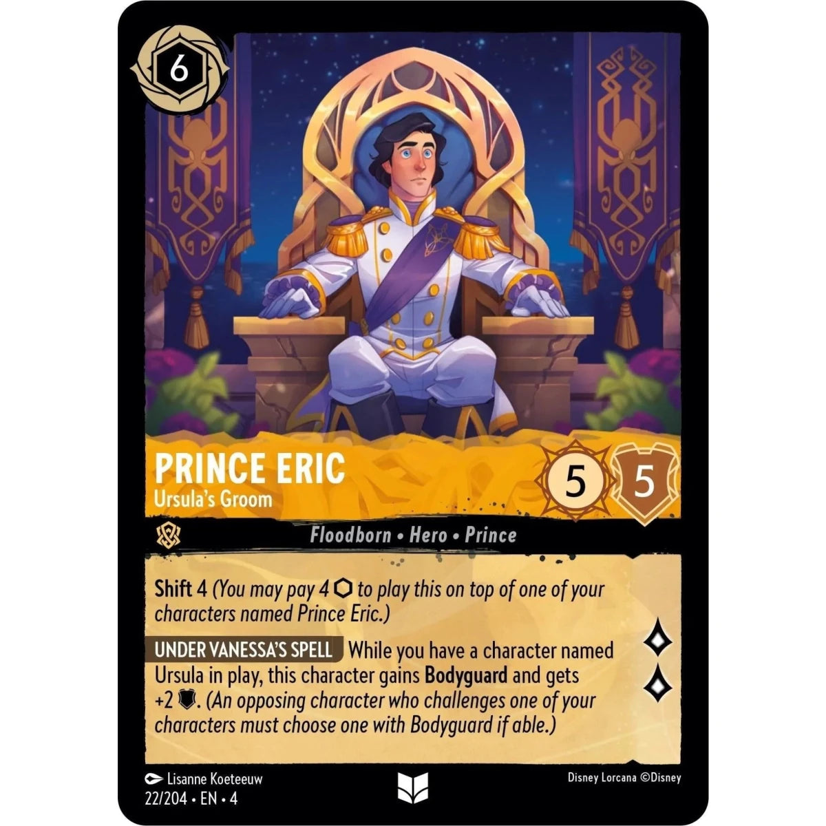 Prince Eric - Ursula's Groom (22/204) (Ursula's Return) in Malta | LAB7