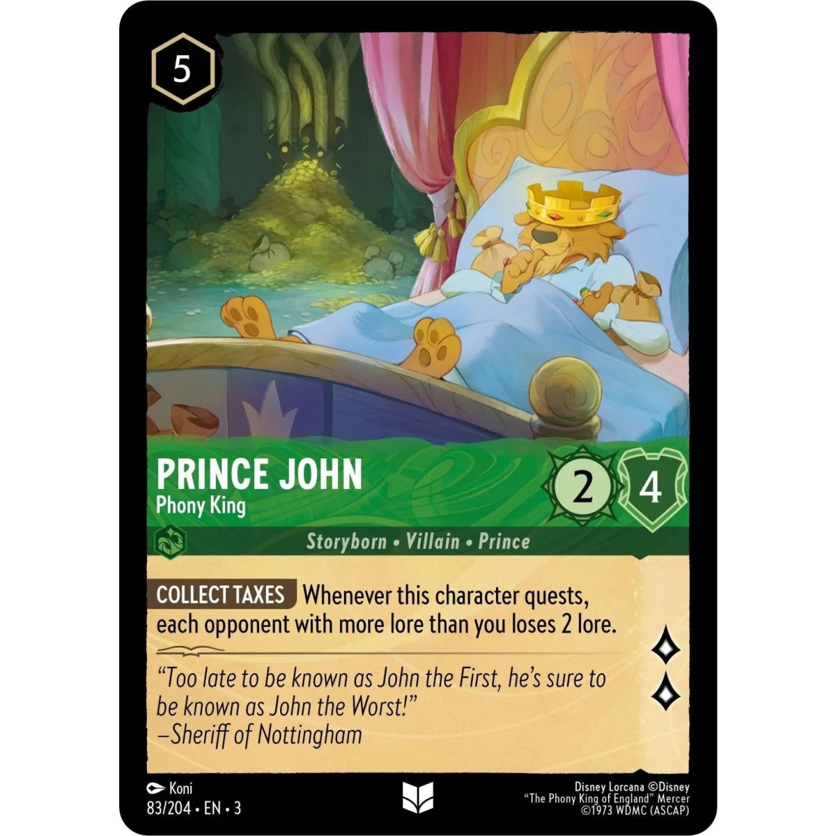 Prince John - Phony King (83/204) (Into the Inklands) in Malta | LAB7