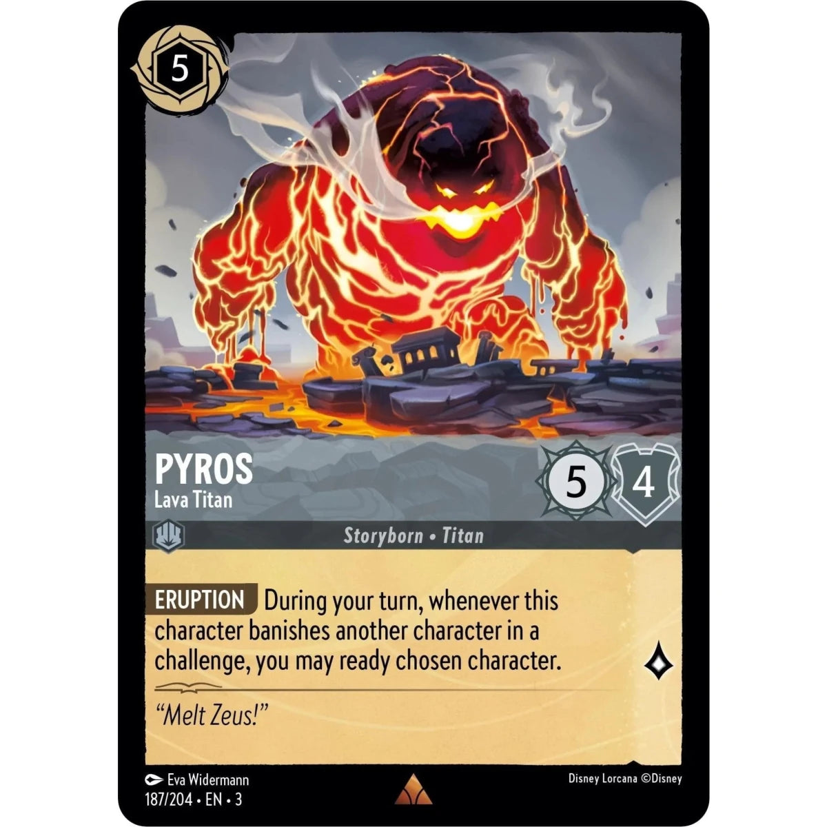 Pyros - Lava Titan (187/204) (Into the Inklands) in Malta | LAB7