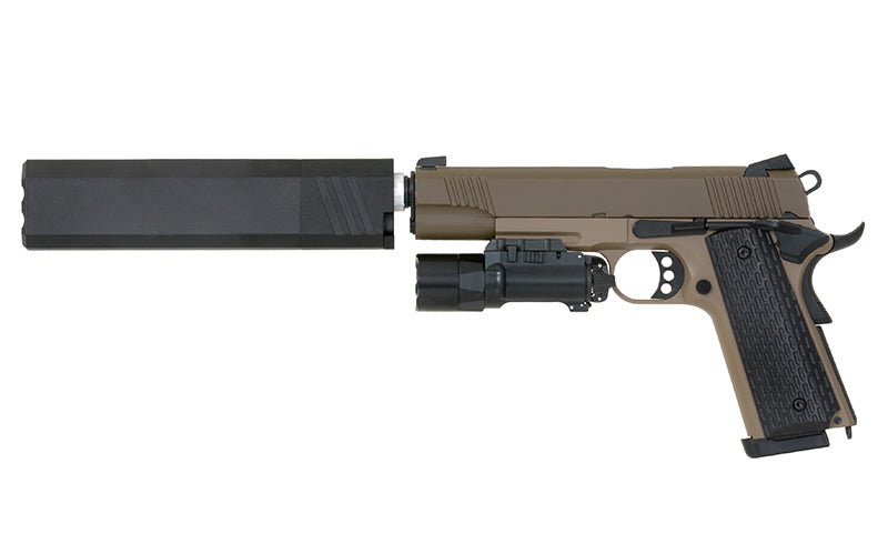 R28 (TG-1) 1911 GBB Pistol – Dark Earth / Brown in Malta | LAB7