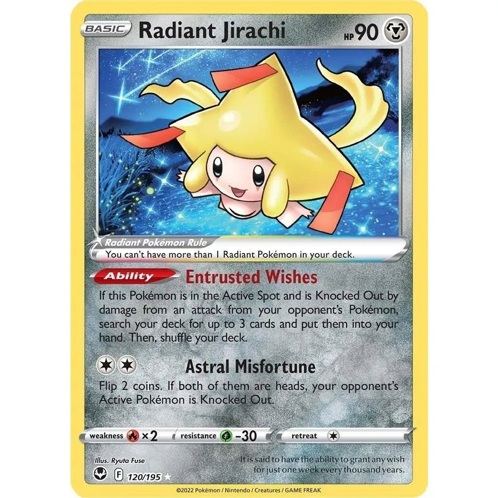Radiant Jirachi (120/195) (SWSH12: Silver Tempest) in Malta | LAB7