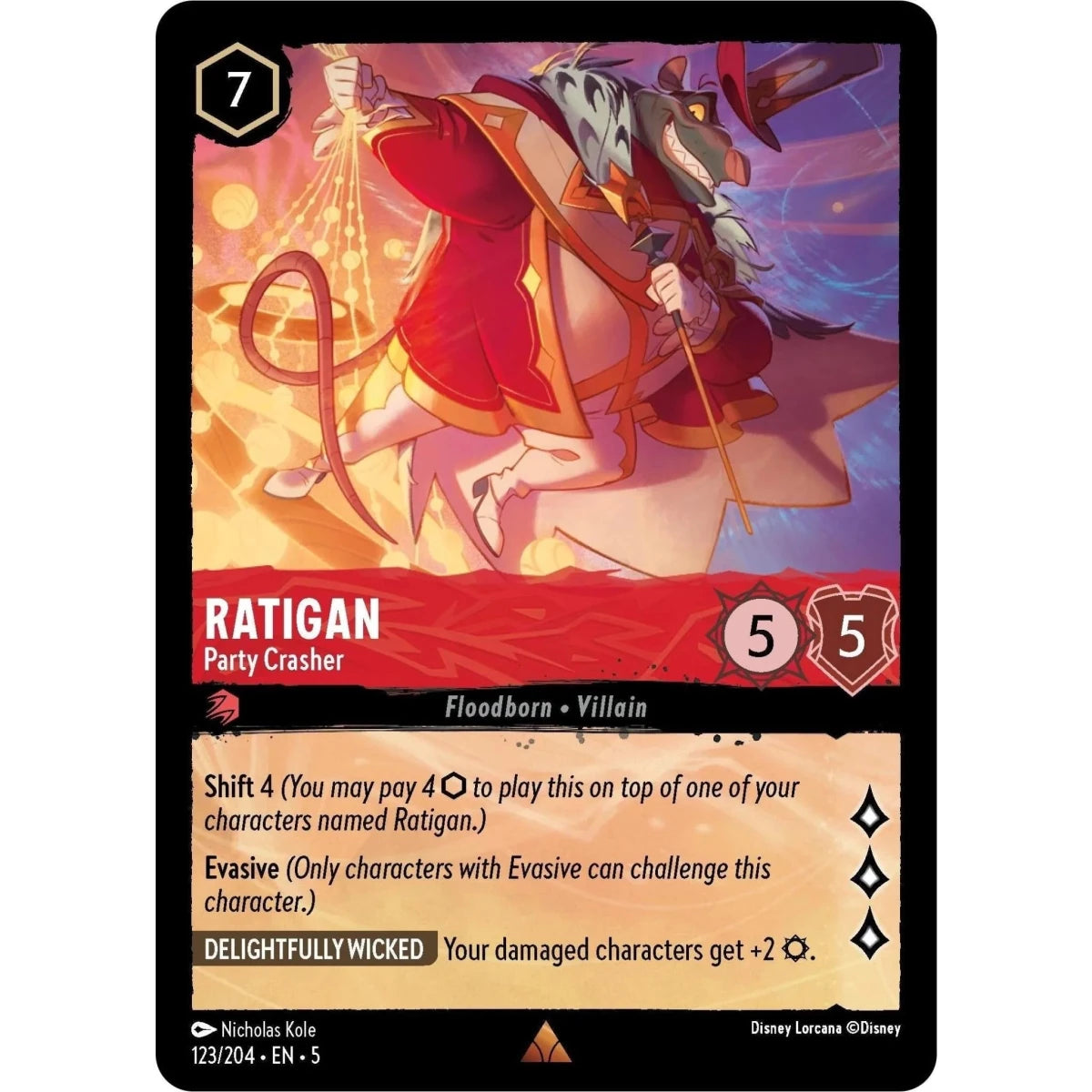 Ratigan - Party Crasher (123/204) (Shimmering Skies) in Malta | LAB7