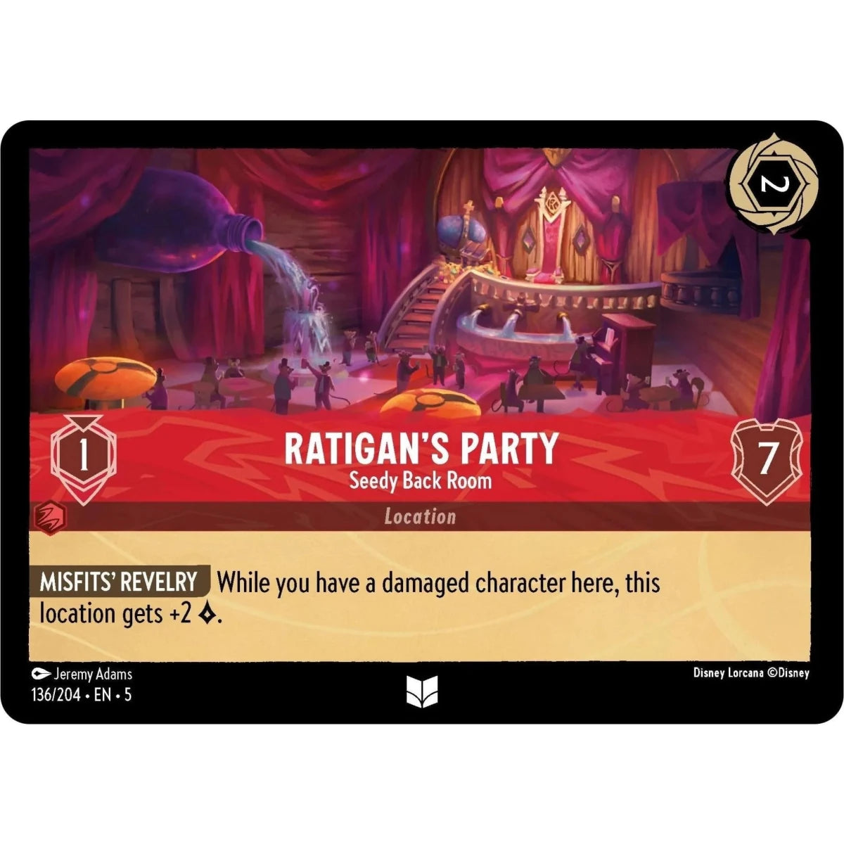 Ratigan's Party - Seedy Back Room (136/204) (Shimmering Skies) in Malta | LAB7