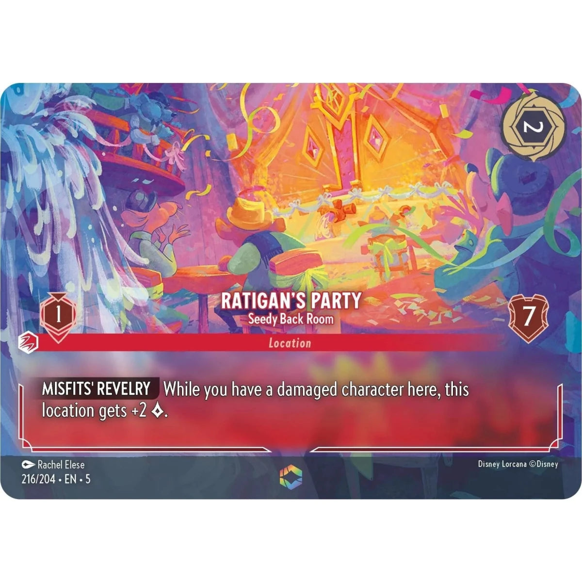 Ratigan's Party - Seedy Back Room (Enchanted) (216/204) (Shimmering Skies) in Malta | LAB7