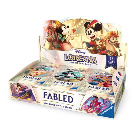 Ravensburger - Disney Lorcana TCG Fabled Booster Display Box (24 Packs)