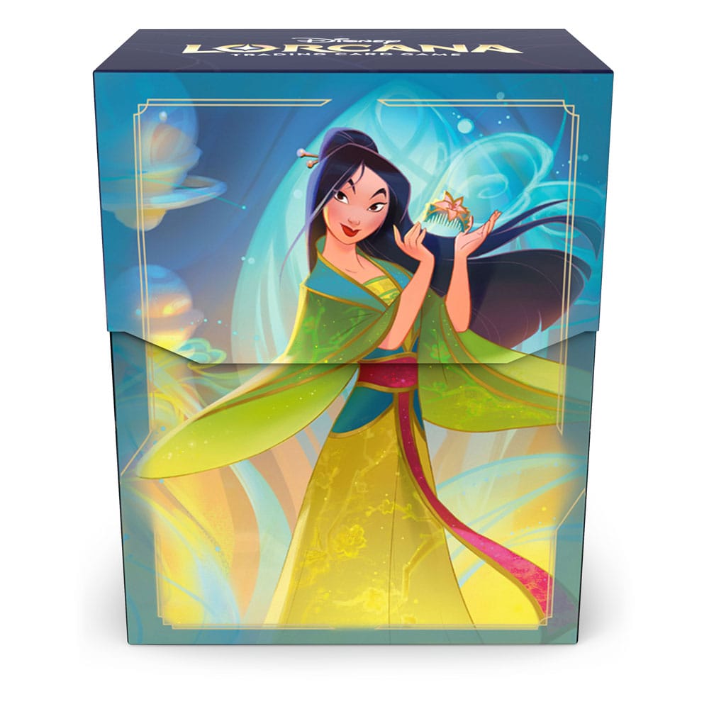 Disney Lorcana TCG Mulan Deck Box for 80 Sleeved Cards by LAB7 Malta, Europe