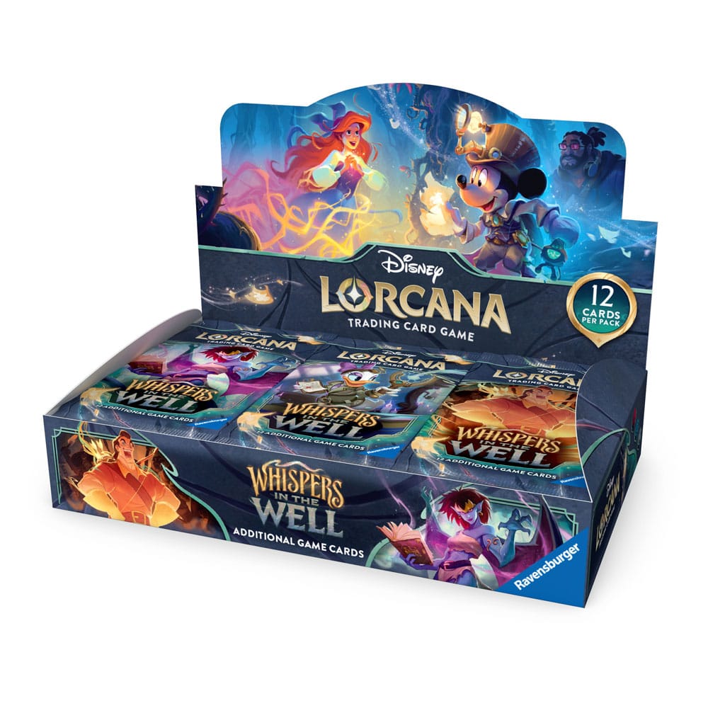 Disney Lorcana Whispers in the Well Booster Display TCG (24 Packs) by LAB7 Malta, Europe