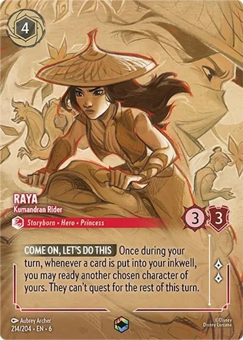Raya - Kumandran Rider (Enchanted) (214/204) (Azurite Sea) in Malta | LAB7