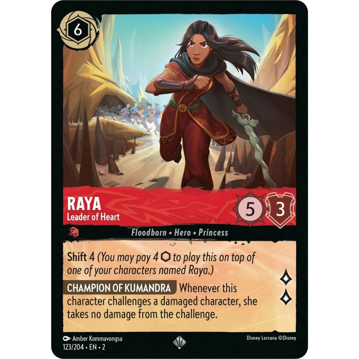 Raya - Leader of Heart (123/204) (Rise of the Floodborn) in Malta | LAB7