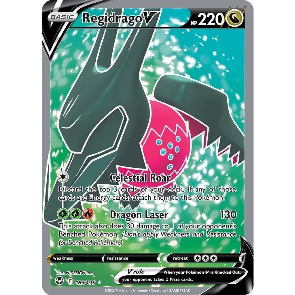 Regidrago V (Full Art) (183/195) (SWSH12: Silver Tempest) in Malta | LAB7