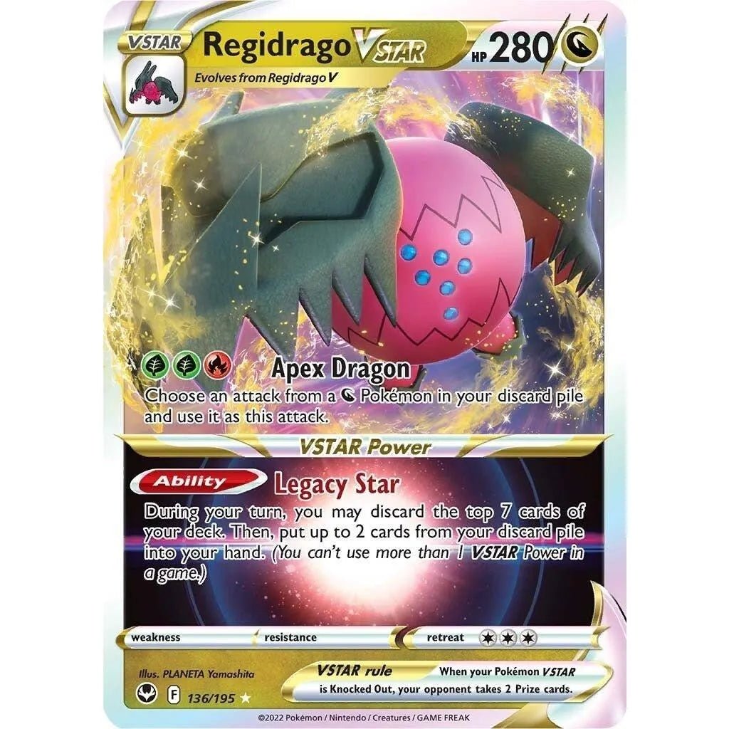 Regidrago VSTAR (136/195) (SWSH12: Silver Tempest) in Malta | LAB7