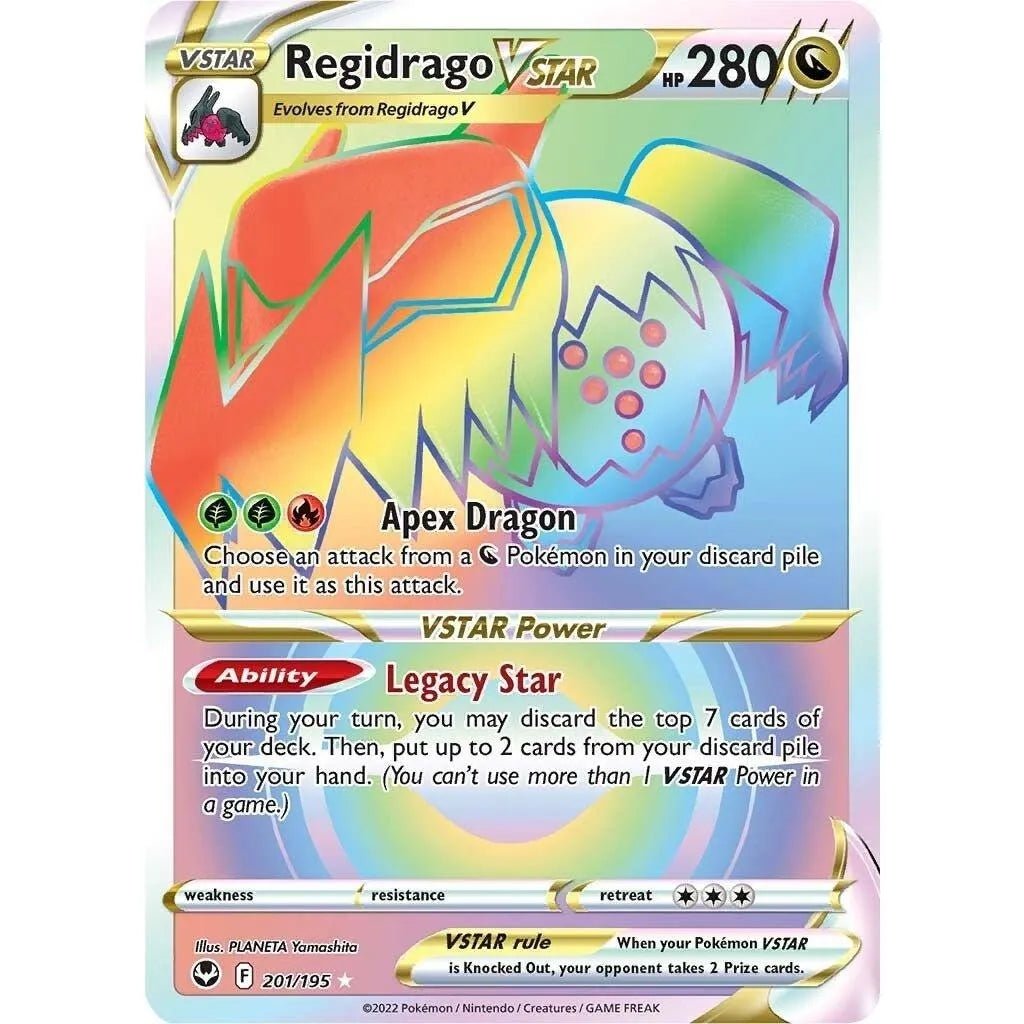 Regidrago VSTAR (Secret) (201/195) (SWSH12: Silver Tempest) in Malta | LAB7
