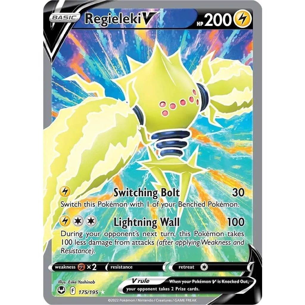 Regieleki V (Full Art) (175/195) (SWSH12: Silver Tempest) in Malta | LAB7