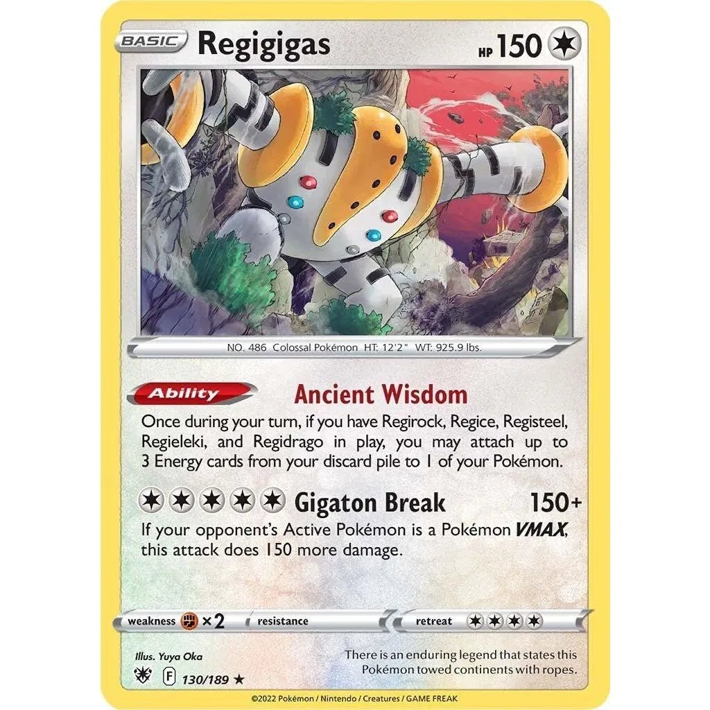 Regigigas (130/189) (SWSH10: Astral Radiance) in Malta | LAB7