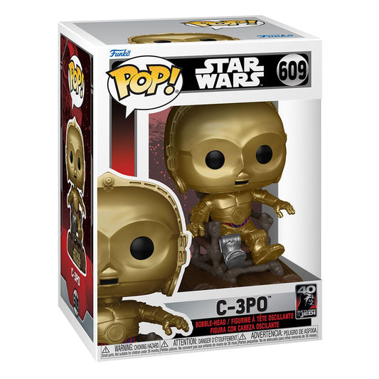 Funko - Return of the Jedi 40th Anniversary POP! C3P0 in chair 609
