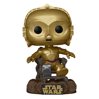 Buy Return of the Jedi 40th Anniversary POP! C3P0 in chair #609 1 - fast Malta shipping across Europe. Limited stock, secure checkout. Order now!