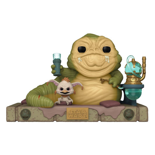 Funko - Return of the Jedi 40th Anniversary POP! Vinyl Figure Jabba w/Salacious 611