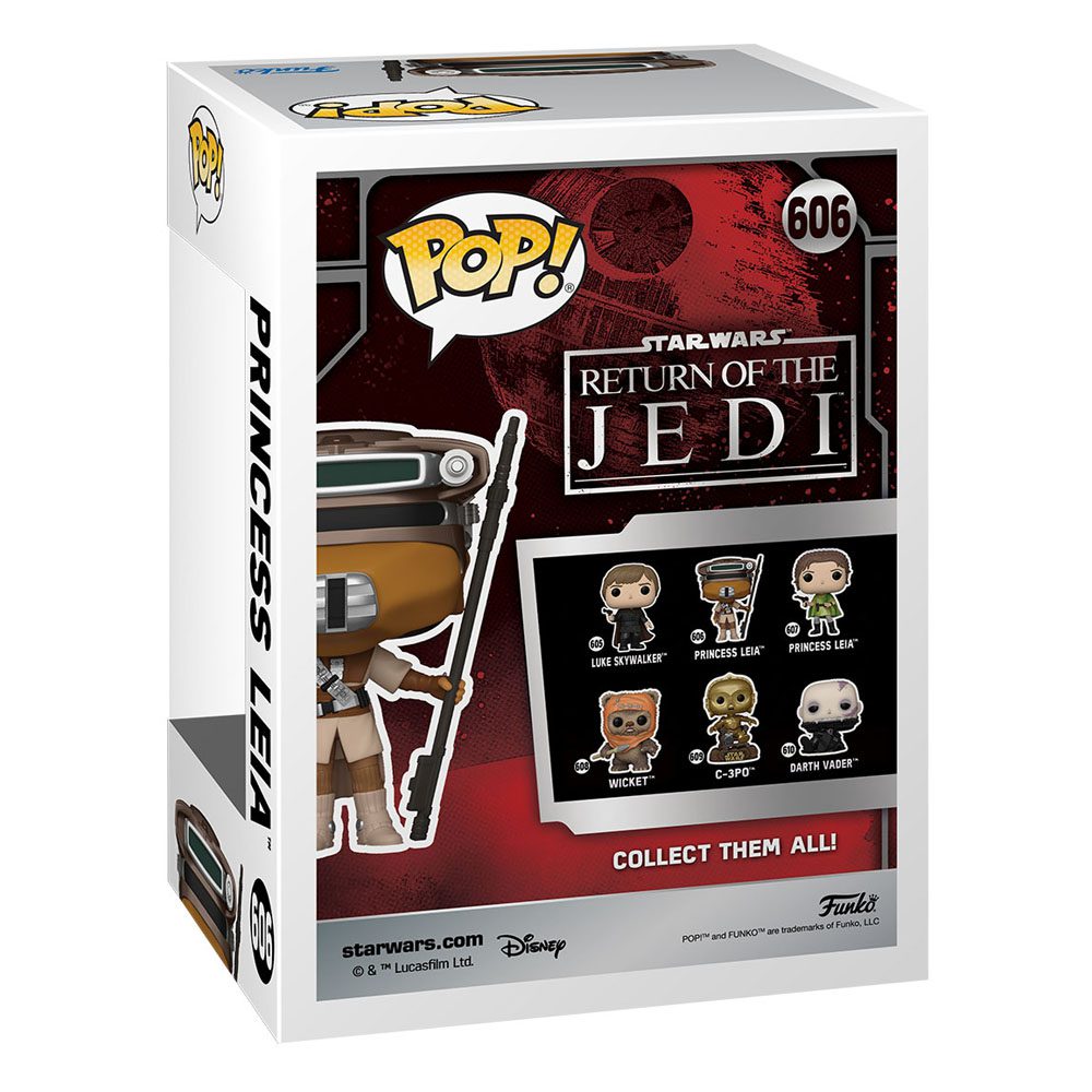 Return of the Jedi 40th Anniversary POP! Vinyl Figure Leia (Boushh) 606 by LAB7 Malta, Europe