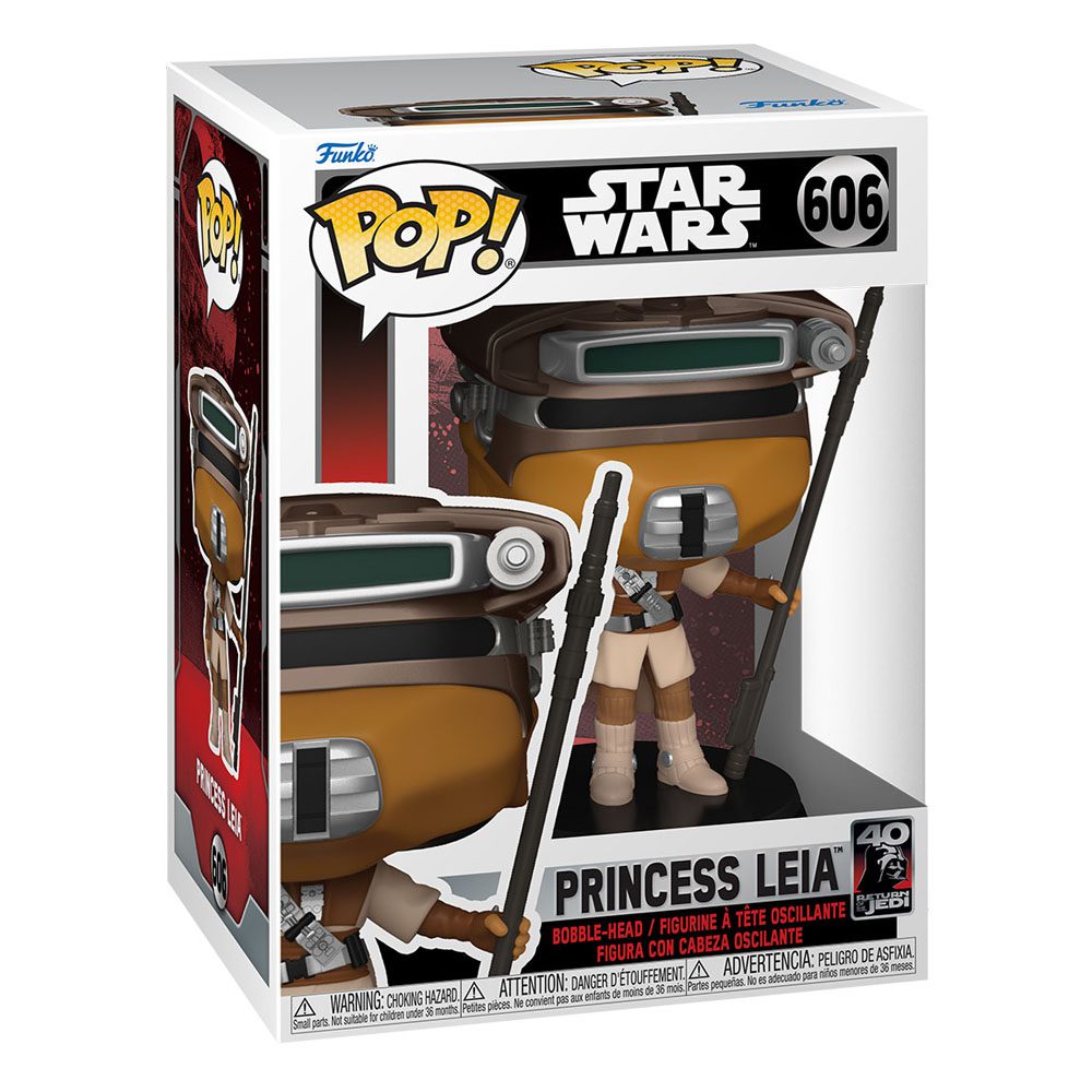 Return of the Jedi 40th Anniversary POP! Vinyl Figure Leia (Boushh) 606 by LAB7 Malta, Europe