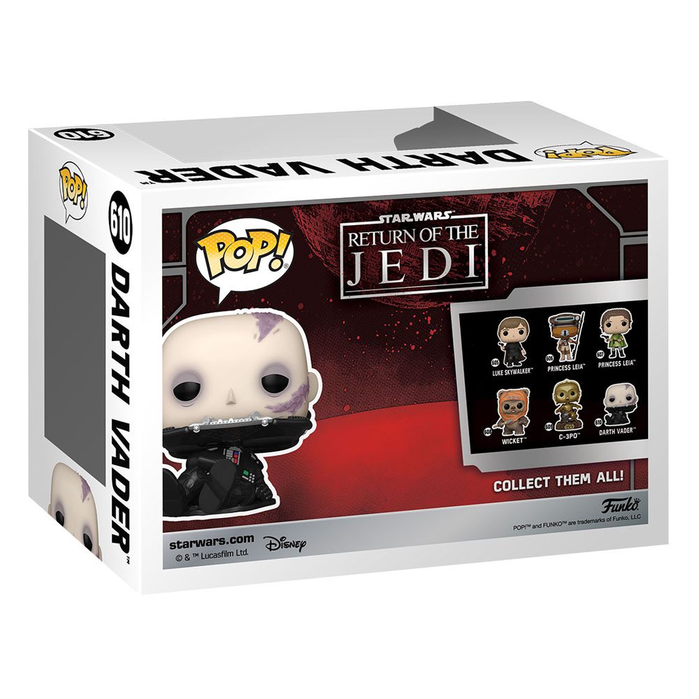 Return of the Jedi 40th Anniversary POP! Vinyl Figure Vader (Unmasked) 610 by LAB7 Malta, Europe