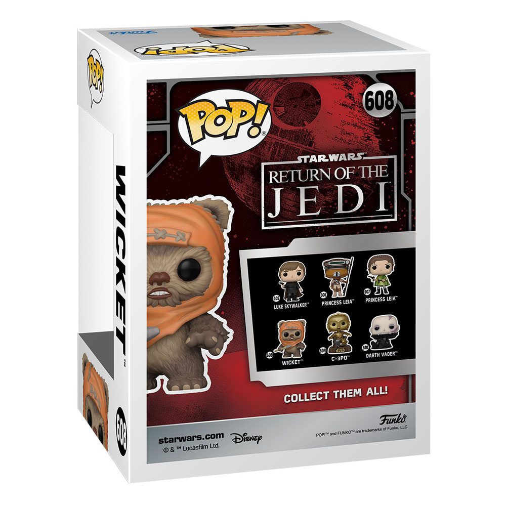 Return of the Jedi 40th Anniversary POP! Vinyl Figure Wicket 608 by LAB7 Malta, Europe