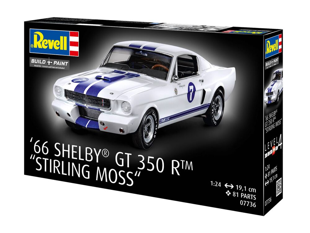 Revell 1966 Shelby GT350R "Stirling Moss" Model Kit (1:24 Scale)