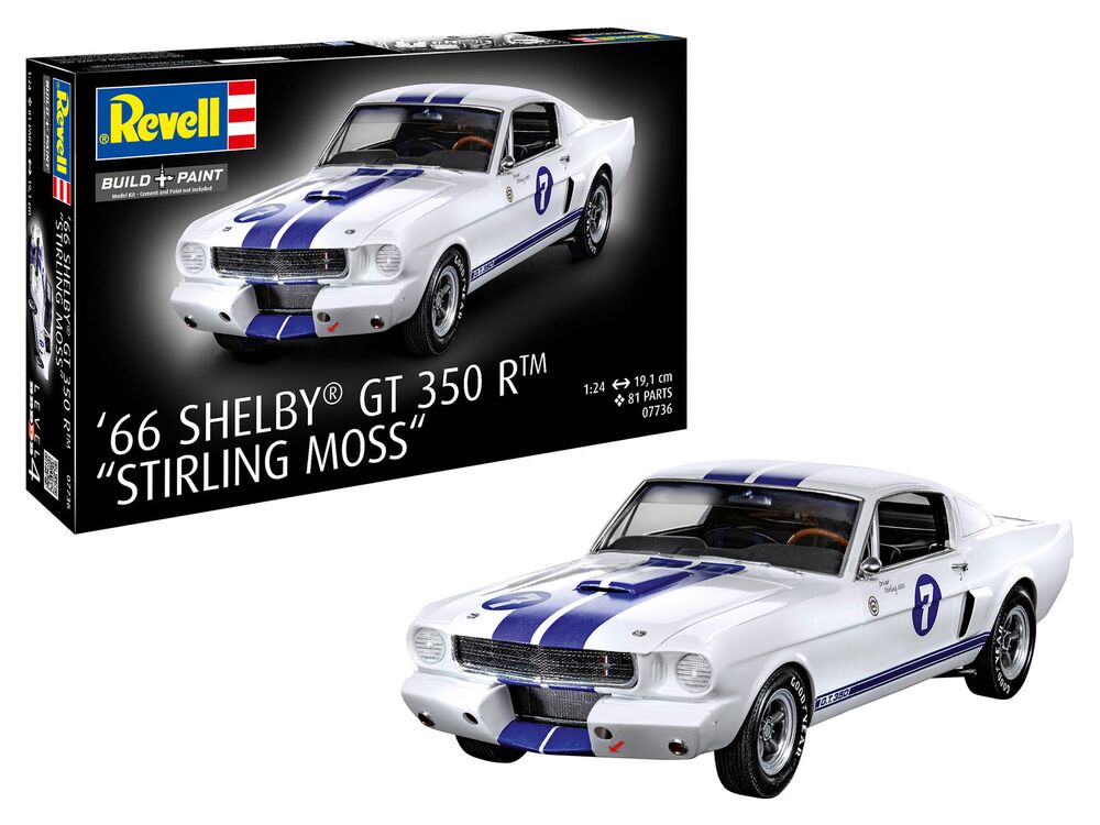 Revell 1966 Shelby GT350R "Stirling Moss" Model Kit (1:24 Scale)