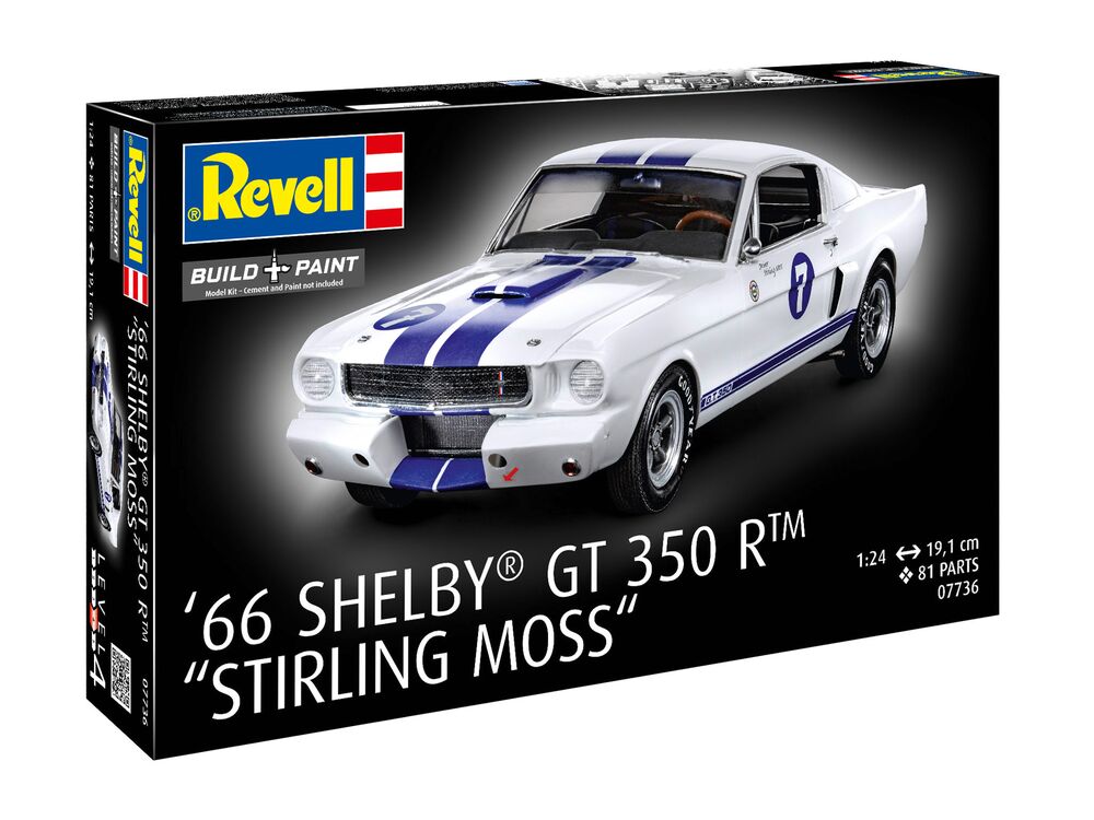 Revell 1966 Shelby GT350R "Stirling Moss" Model Kit (1:24 Scale)