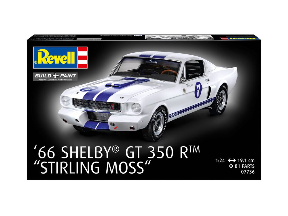 Revell 1966 Shelby GT350R "Stirling Moss" Model Kit (1:24 Scale)