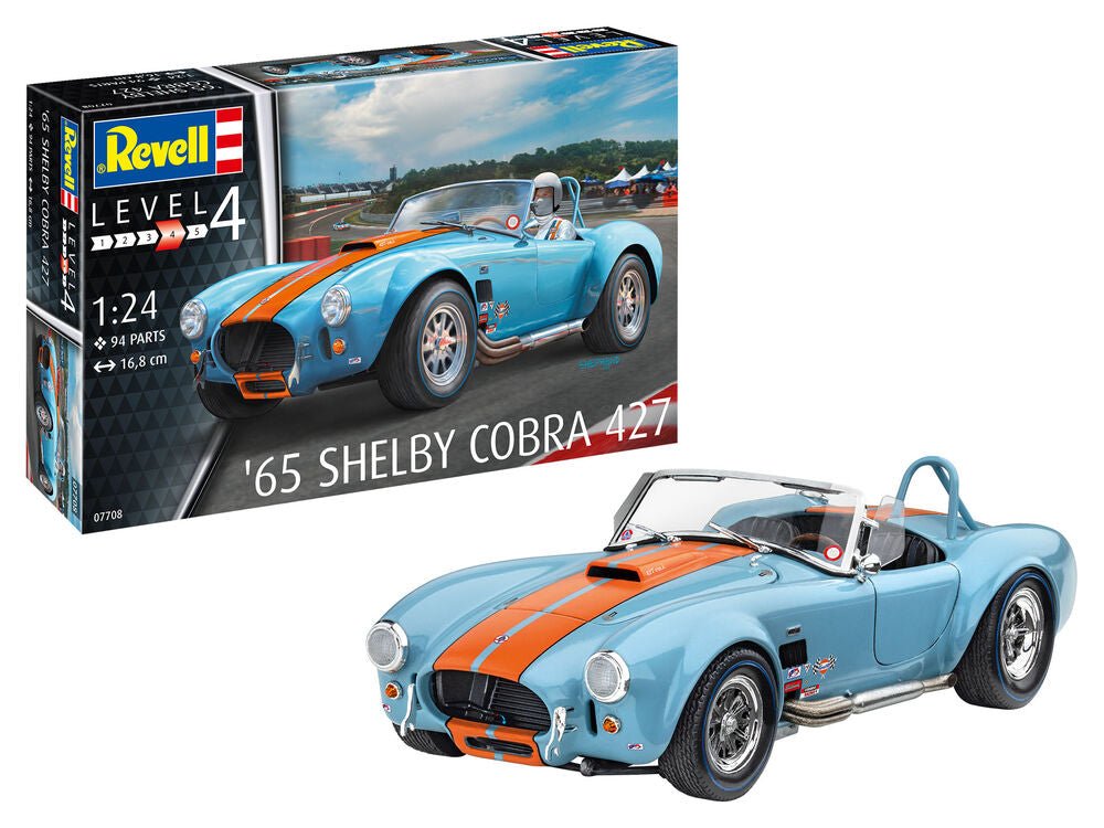 Revell '65 Shelby Cobra 427 Model Kit (1:24 Scale)