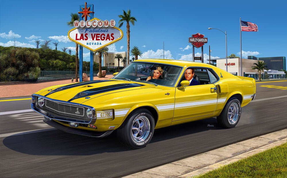 Revell '70 Shelby Mustang GT500 Model Kit (1:25 Scale)