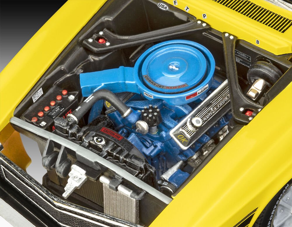 Revell '70 Shelby Mustang GT500 Model Kit (1:25 Scale)