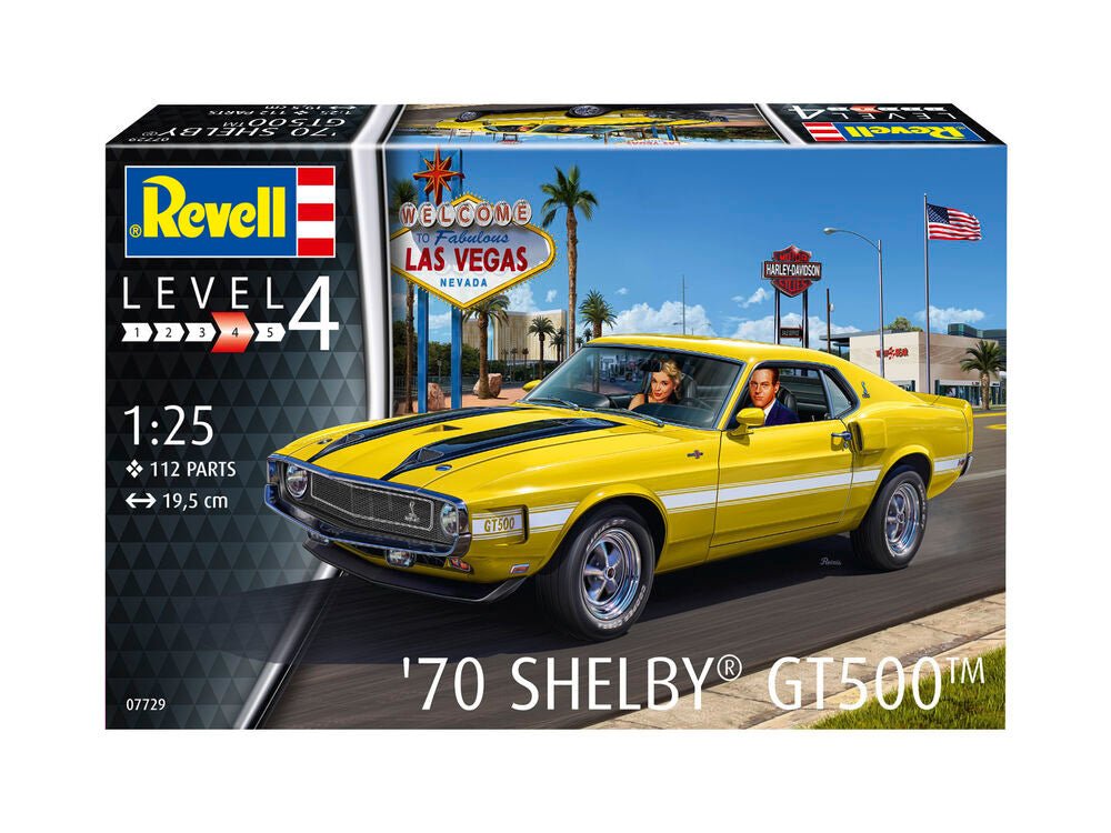 Revell '70 Shelby Mustang GT500 Model Kit (1:25 Scale)