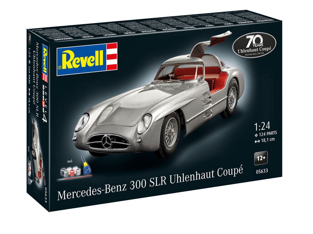 Revell Gift Set Mercedes-Benz 300 SLR 70th Anniversary Model Kit (1:24 Scale)