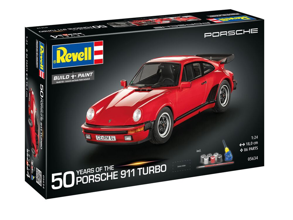 Revell Gift Set – Porsche 911 Turbo 50th Anniversary (1:24 Scale) in Malta | LAB7