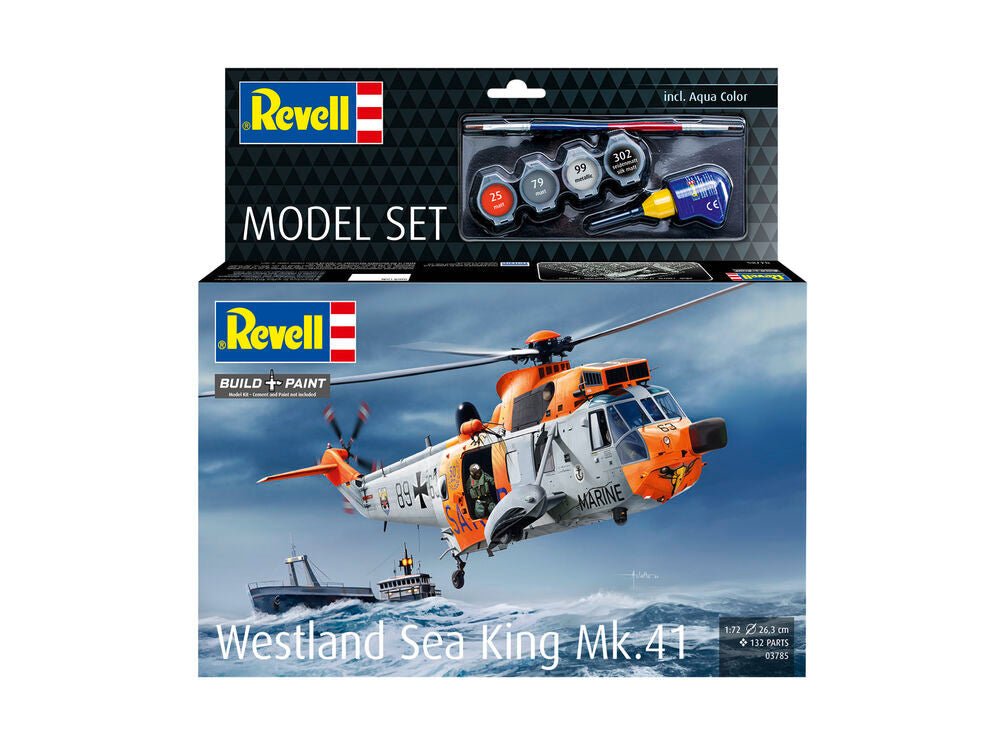 Revell Model Set Westland Sea King Mk.41 Model Kit (1:72 Scale)