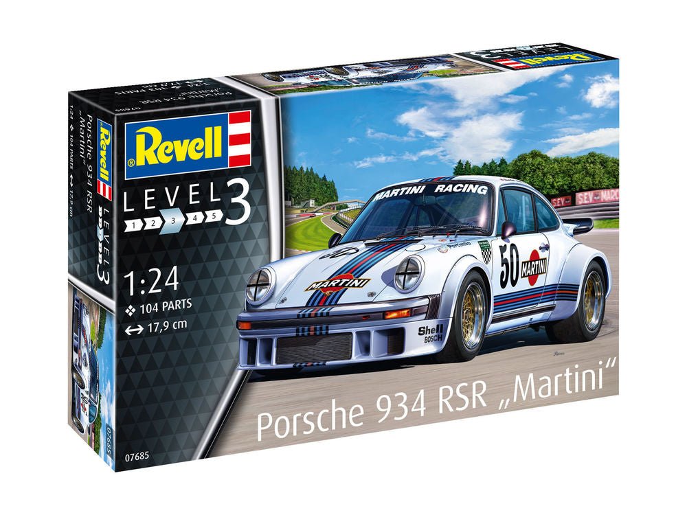 Revell Porsche 934 RSR "Martini" Model Kit (1:24 Scale) in Malta | LAB7