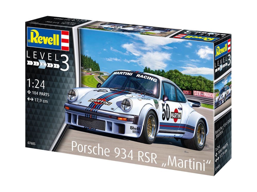 Revell Porsche 934 RSR "Martini" Model Kit (1:24 Scale) in Malta | LAB7