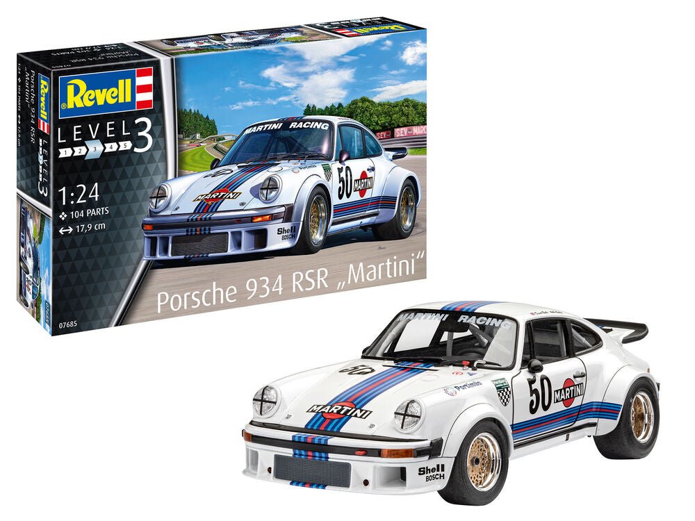 Revell Porsche 934 RSR "Martini" Model Kit (1:24 Scale) in Malta | LAB7