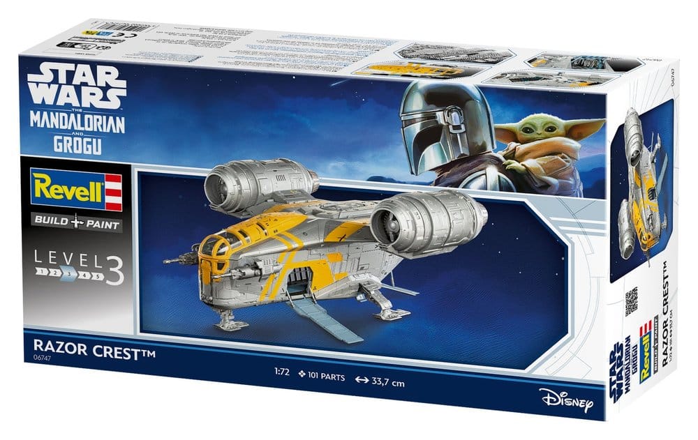 Revell Star Wars: The Mandalorian – Razor Crest Model Kit 1/72 Scale (34 cm) in Malta | LAB7